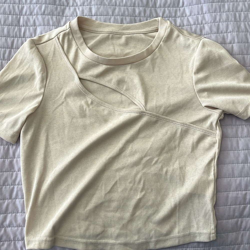 Cream shirt
